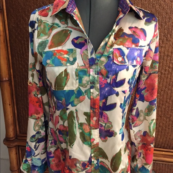 Calvin Klein Tops - Beautiful Calvin Klein Women’s Multi Color Blouse